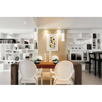 Suspension LED chromée Constellation 1 lumière