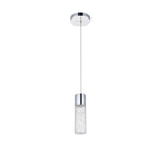 Suspension LED chromée Constellation 1 lumière