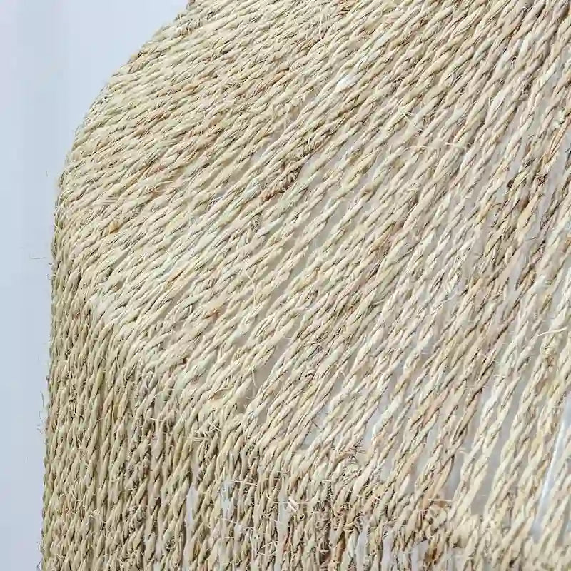 Lampe suspendue en corde de chanvre style art américain (12,5)