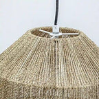 Lampe suspendue en corde de chanvre style art américain (12,5)