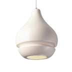 Suspension Carson Carrington Sallberg en chrome poli et blanc mat - Chrome poli, blanc mat, blanc