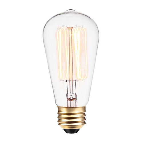 60-Watt S60 Squirrel Cage Incandescent Filament Light Bulb - White