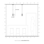 Suspension miniature Livex Lighting à 1 lumière, 45477-05 - 5 po de diamètre x 16,25 po - Hauteur réglable : 46,25 po