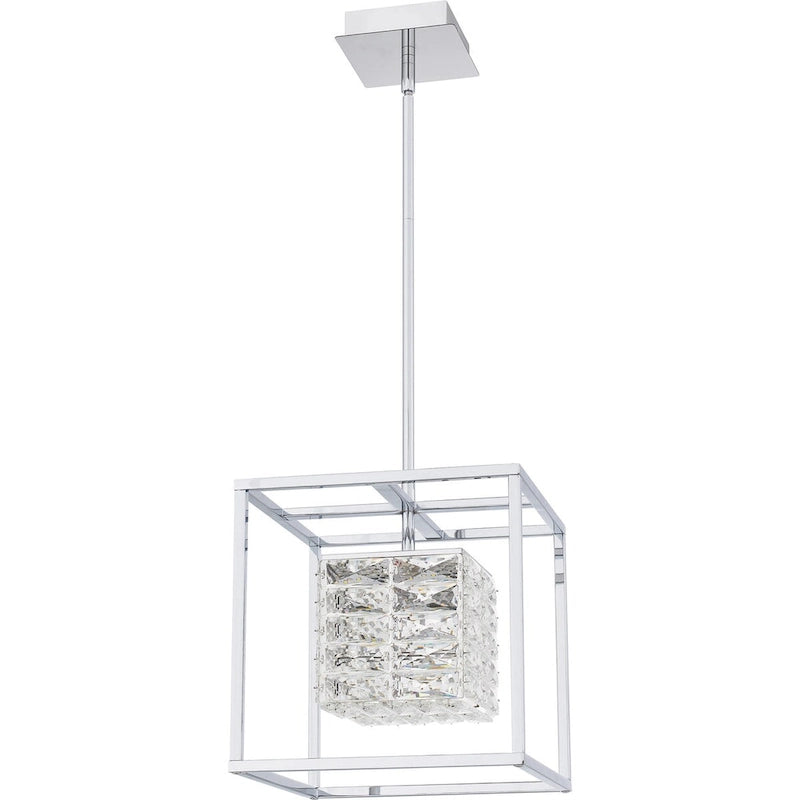 Dazzle Integrated LED Polished Chrome Pendant Light