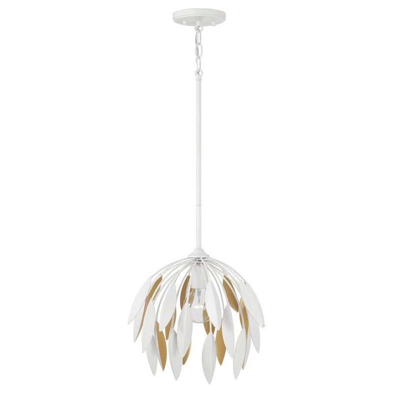 Suspension Margeaux à 1 lumière - 14 po L x 12,25 po H