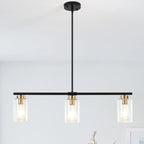 Suspension linéaire moderne à hauteur réglable pour salon, hall d'entrée - Non applicable