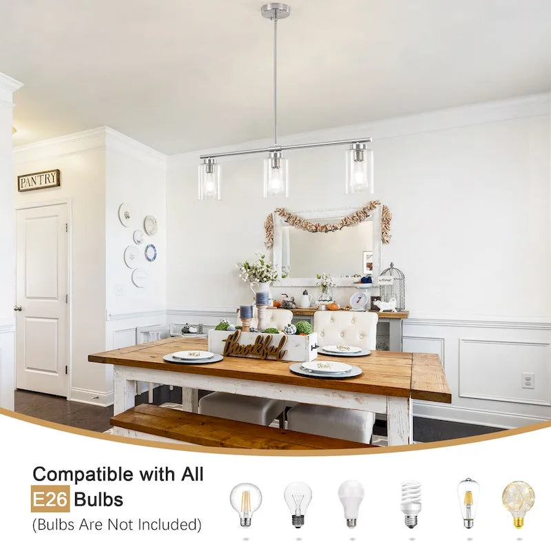 Suspension linéaire moderne à hauteur réglable pour salon, hall d'entrée - Non applicable