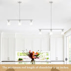 Suspension linéaire moderne à hauteur réglable pour salon, hall d'entrée - Non applicable