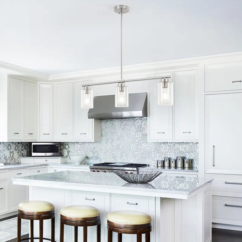 Suspension linéaire moderne à hauteur réglable pour salon, hall d'entrée - Non applicable