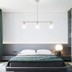 Suspension linéaire moderne à hauteur réglable pour salon, hall d'entrée - Non applicable