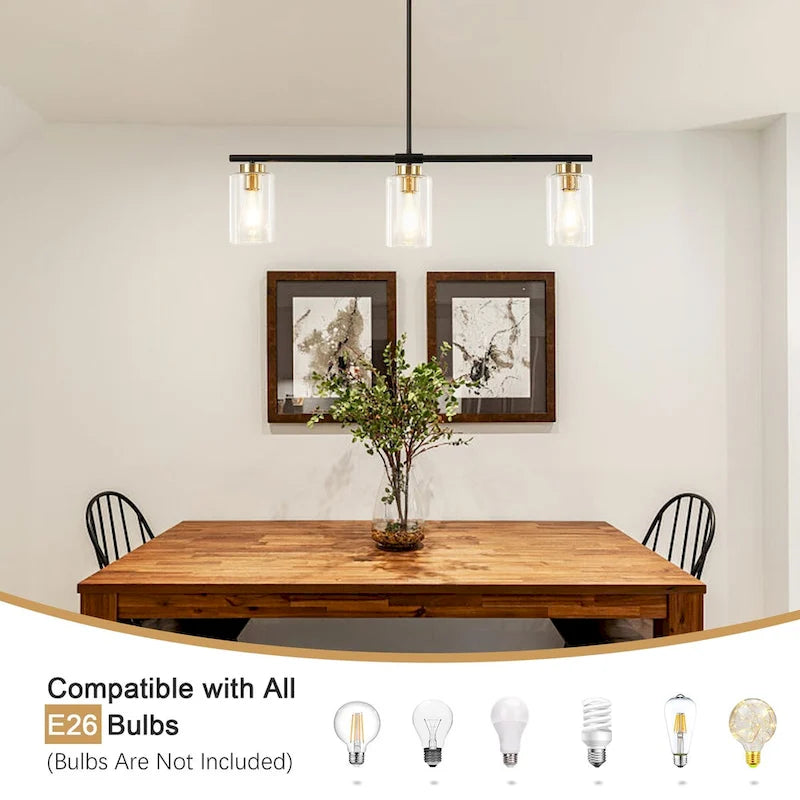 Suspension linéaire moderne à hauteur réglable pour salon, hall d'entrée - Non applicable