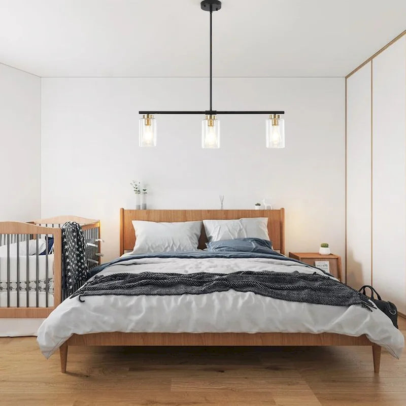 Suspension linéaire moderne à hauteur réglable pour salon, hall d'entrée - Non applicable