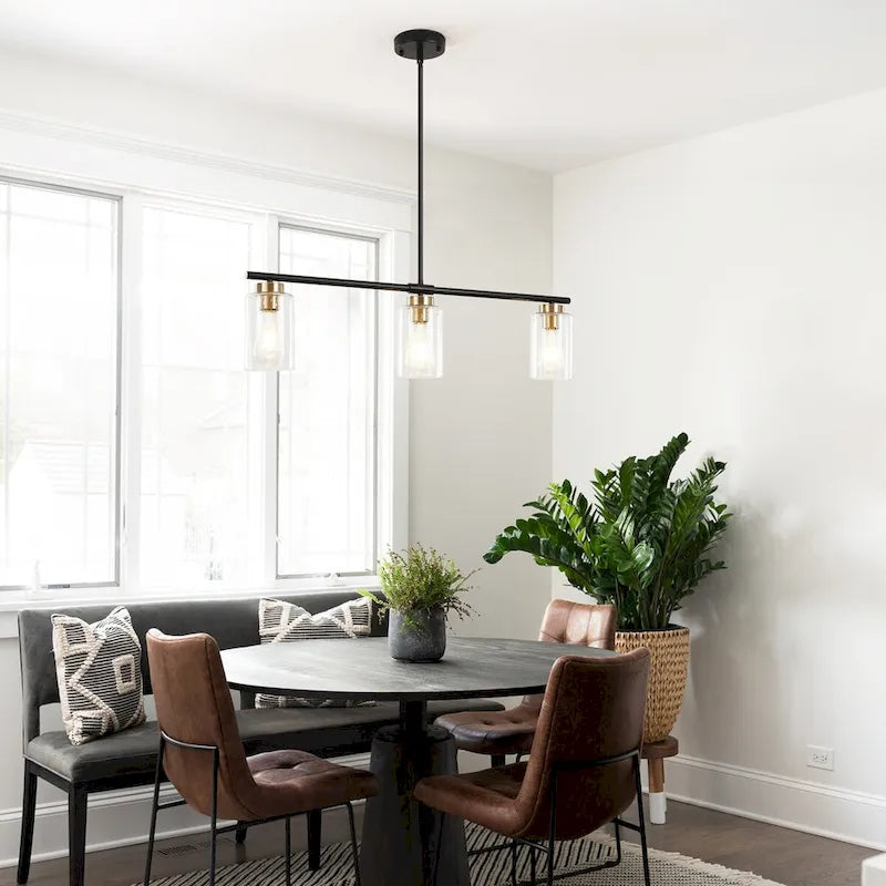 Suspension linéaire moderne à hauteur réglable pour salon, hall d'entrée - Non applicable