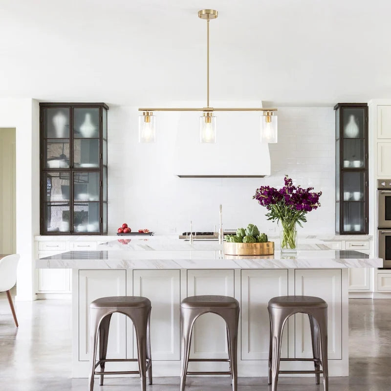 Suspension linéaire moderne à hauteur réglable pour salon, hall d'entrée - Non applicable