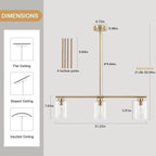 Suspension linéaire moderne à hauteur réglable pour salon, hall d'entrée - Non applicable