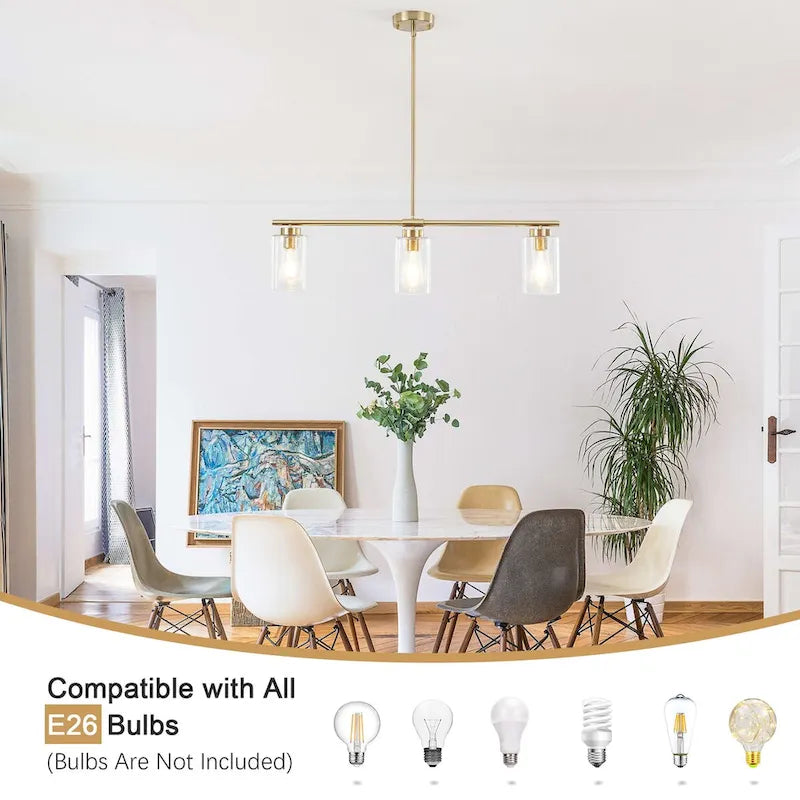 Suspension linéaire moderne à hauteur réglable pour salon, hall d'entrée - Non applicable