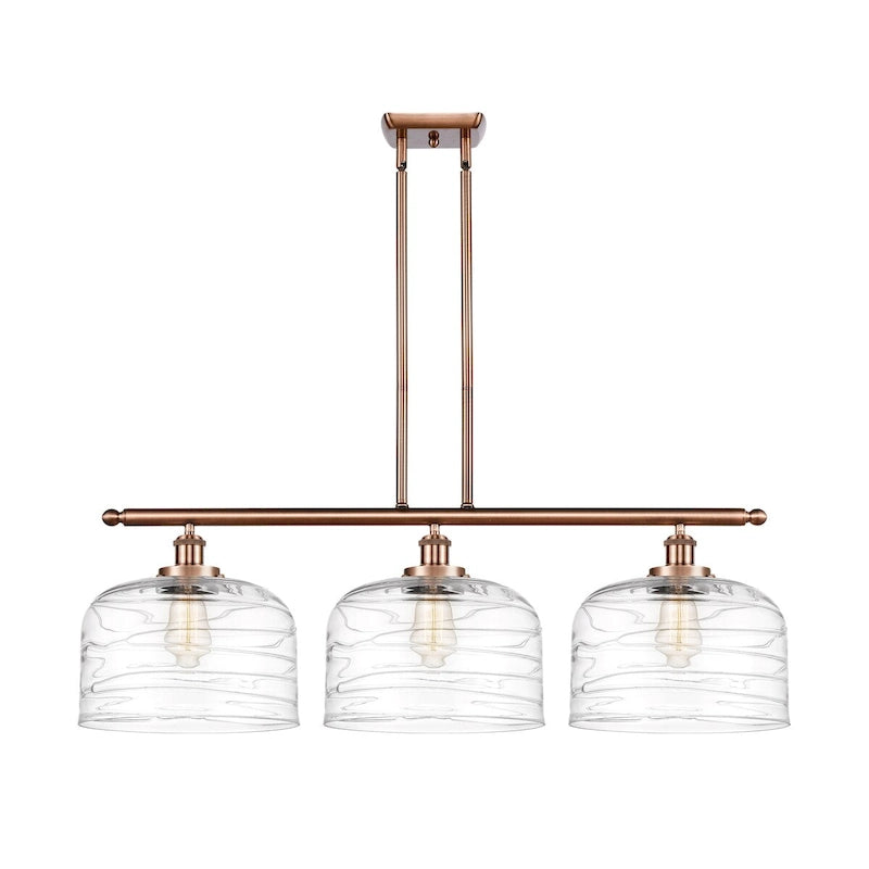 Cloche d'éclairage Innovations Lighting - Applique murale 3 lumières 36" - Abat-jour 12"