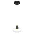 George Kovacs Arabesque Coal And Brushed Gold 1 Light Pendant