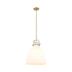 Suspension Innovations Lighting Newton Bell - 1 lumière, tige de 14 pouces