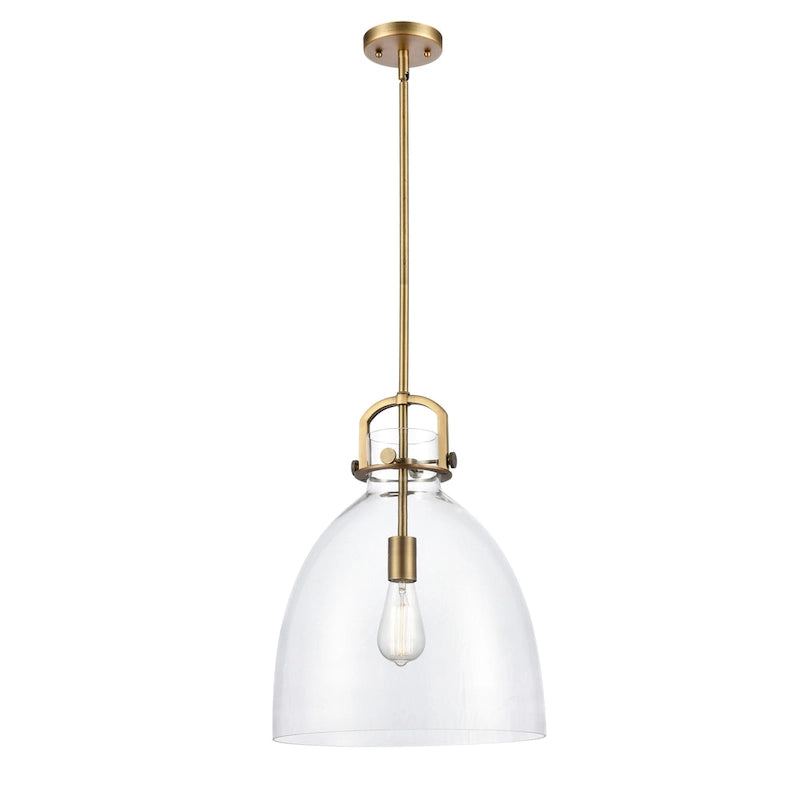 Innovations Lighting Newton Bell - 1 Light 14  Stem Hung Pendant