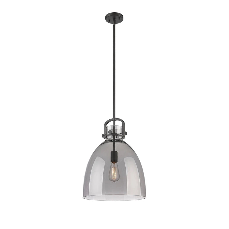 Suspension Innovations Lighting Newton Bell - 1 lumière, tige de 14 pouces