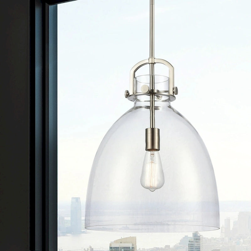 Suspension Innovations Lighting Newton Bell - 1 lumière, tige de 14 pouces