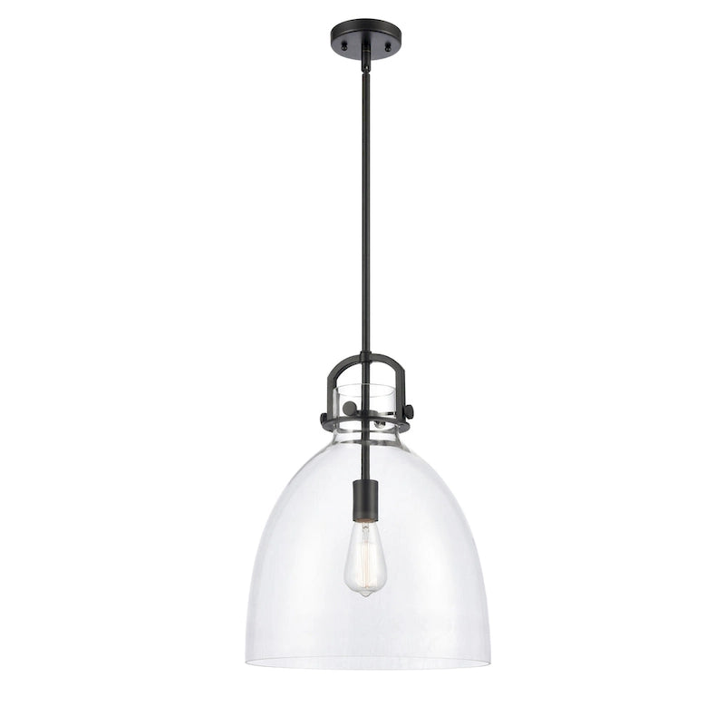 Suspension Innovations Lighting Newton Bell - 1 lumière, tige de 14 pouces