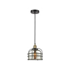 Suspension miniature Innovations Lighting Bell Cage - 1 lumière, cordon de 9 pouces