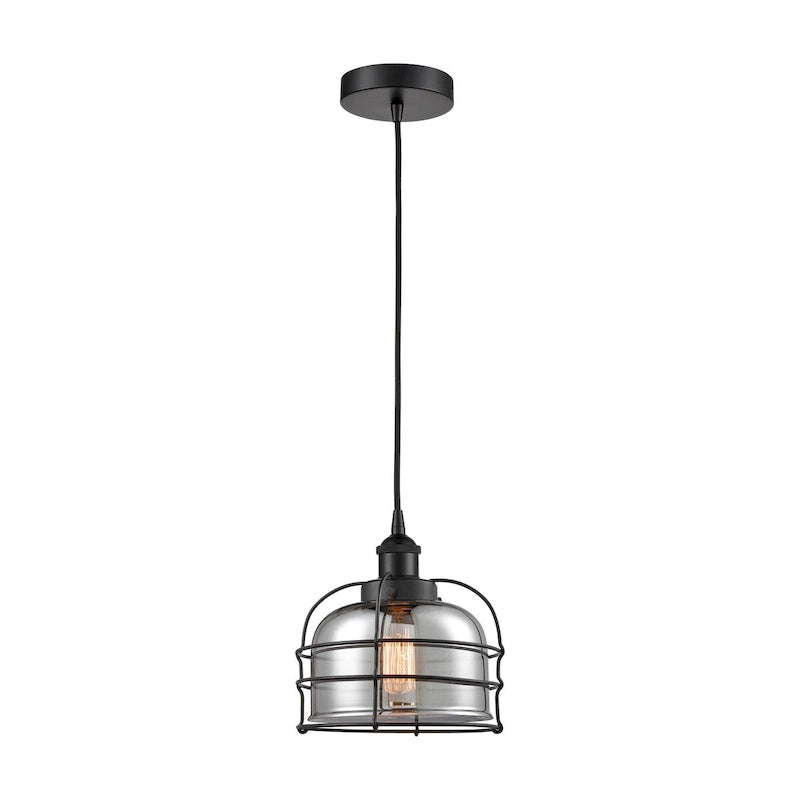 Suspension miniature Innovations Lighting Bell Cage - 1 lumière, cordon de 9 pouces