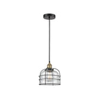 Suspension miniature Innovations Lighting Bell Cage - 1 lumière, cordon de 9 pouces
