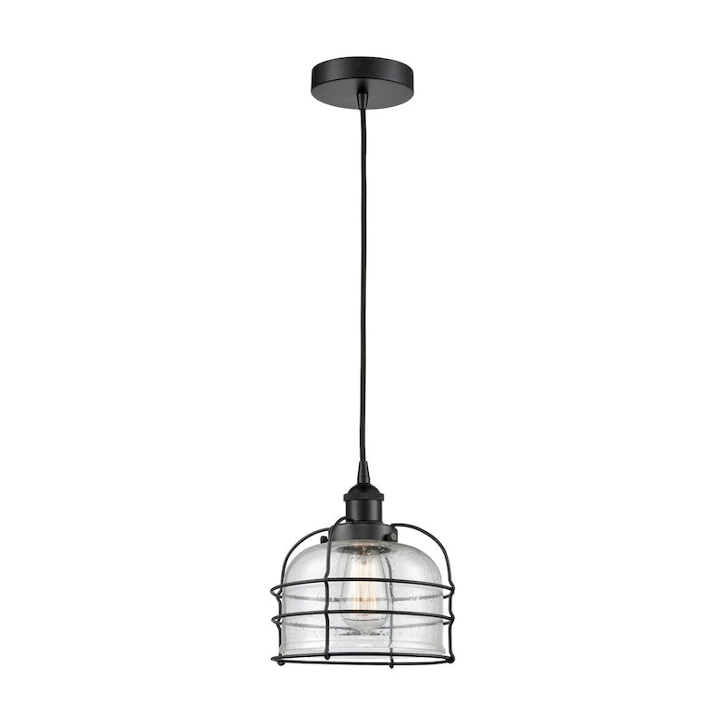 Suspension miniature Innovations Lighting Bell Cage - 1 lumière, cordon de 9 pouces