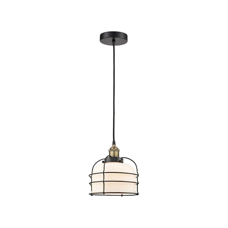 Suspension miniature Innovations Lighting Bell Cage - 1 lumière, cordon de 9 pouces