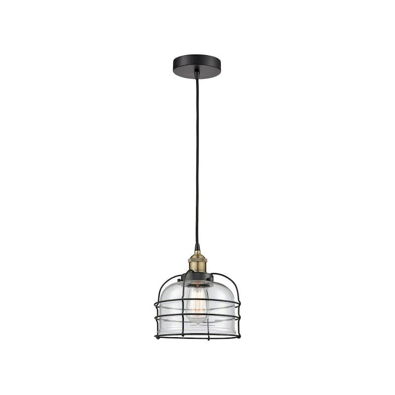 Suspension miniature Innovations Lighting Bell Cage - 1 lumière, cordon de 9 pouces