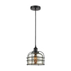 Suspension miniature Innovations Lighting Bell Cage - 1 lumière, cordon de 9 pouces