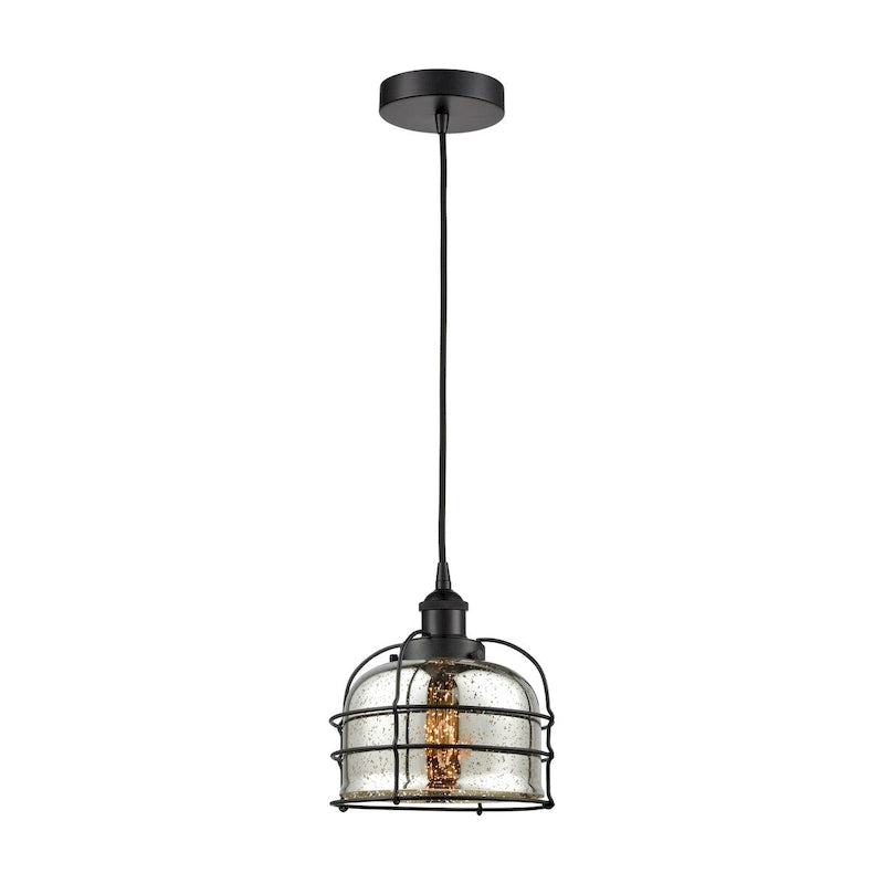 Suspension miniature Innovations Lighting Bell Cage - 1 lumière, cordon de 9 pouces