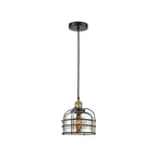 Suspension miniature Innovations Lighting Bell Cage - 1 lumière, cordon de 9 pouces
