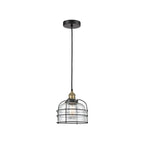 Suspension miniature Innovations Lighting Bell Cage - 1 lumière, cordon de 9 pouces