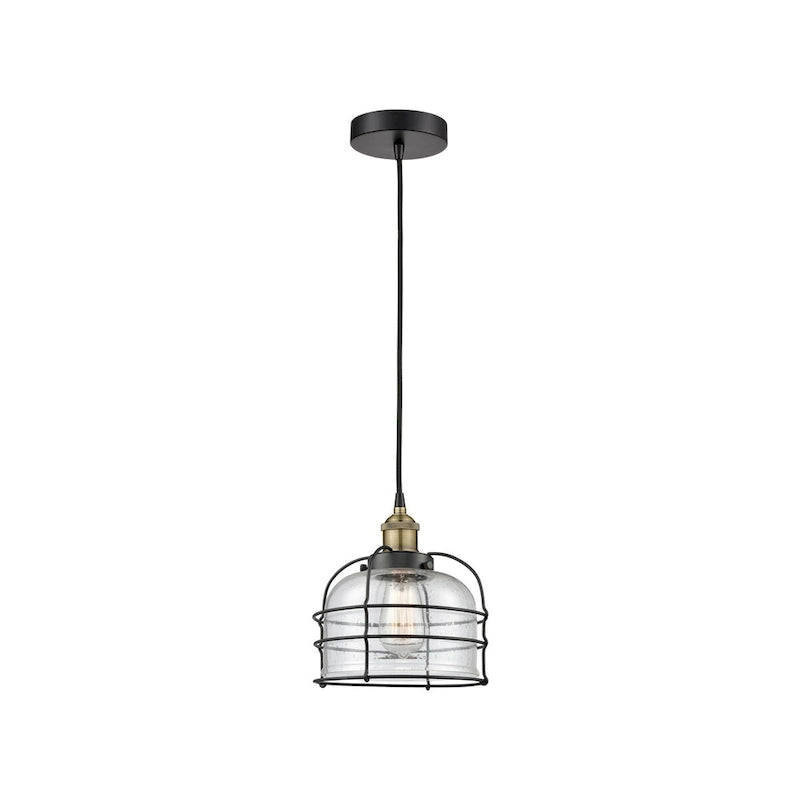 Suspension miniature Innovations Lighting Bell Cage - 1 lumière, cordon de 9 pouces