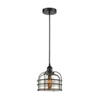 Suspension miniature Innovations Lighting Bell Cage - 1 lumière, cordon de 9 pouces