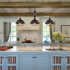 Suspension LED Cora 10.38 à 1 lumière, style industriel, en fer, finition bronze huilé, par JONATHAN Y