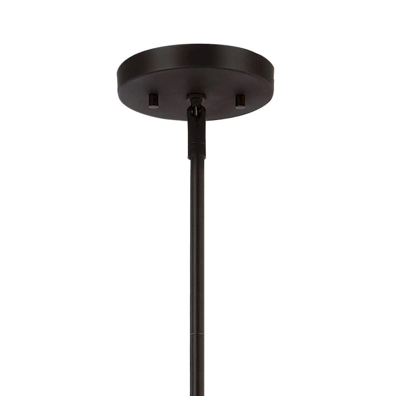 Suspension LED Cora 10.38 à 1 lumière, style industriel, en fer, finition bronze huilé, par JONATHAN Y