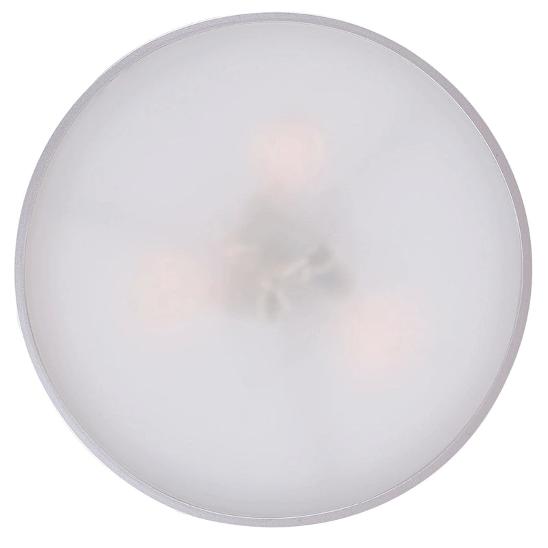 Suspension DEXTER à tige argentée, 3 lumières, plafonnier moderne pour cuisine - Aluminium