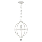 Callie 1-Light Country White Pendant