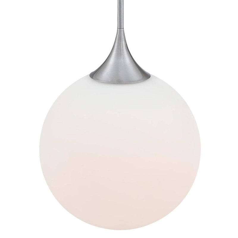 Suspension intérieure Moretti à une lumière LED en nickel brossé de Westinghouse Lighting