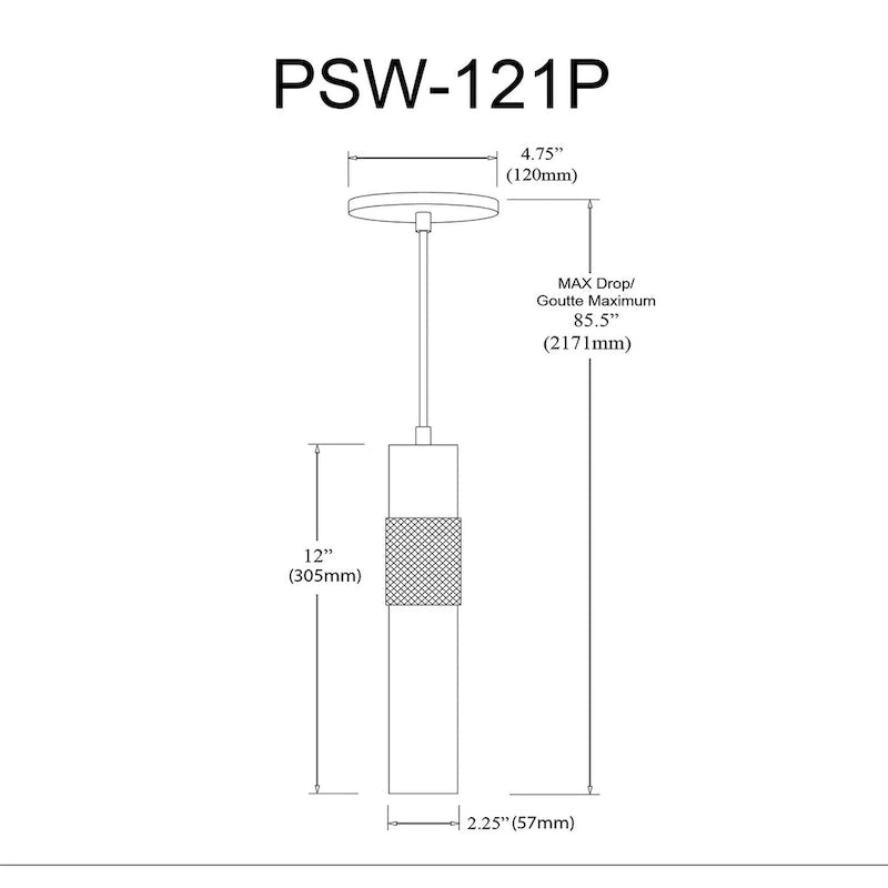 Suspension halogène Dainolite Passwell moderne et contemporaine à une lumière, laiton vieilli