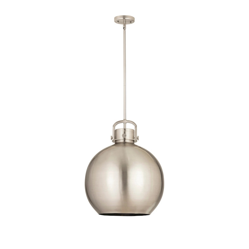 Suspension Newton Metal Sphere d'Innovations Lighting - 1 lumière, tige de 16 pouces