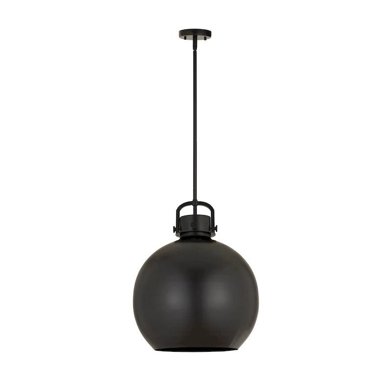 Suspension Newton Metal Sphere d'Innovations Lighting - 1 lumière, tige de 16 pouces