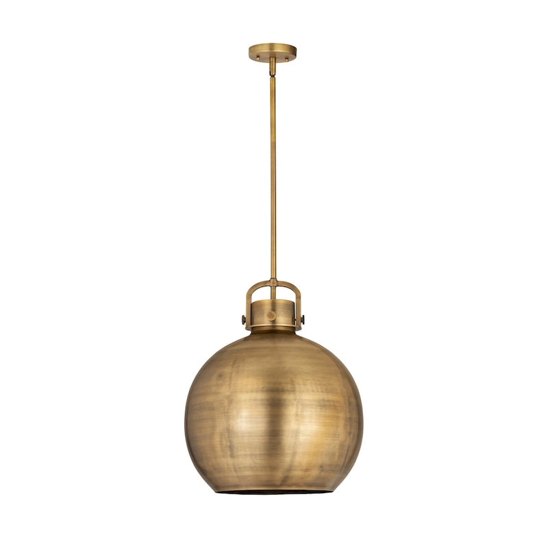 Innovations Lighting Newton Metal Sphere - 1 Light 16  Stem Hung Pendant