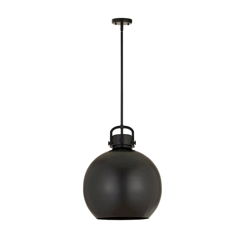 Suspension Newton Metal Sphere d'Innovations Lighting - 1 lumière, tige de 16 pouces