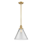 Suspension miniature Franklin Restoration Cone d'Innovations Lighting - 1 lumière, tige de 12 pouces